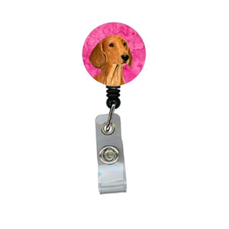 TEACHERS AID Dachshund Retractable Badge Reel Or Id Holder With Clip TE236555